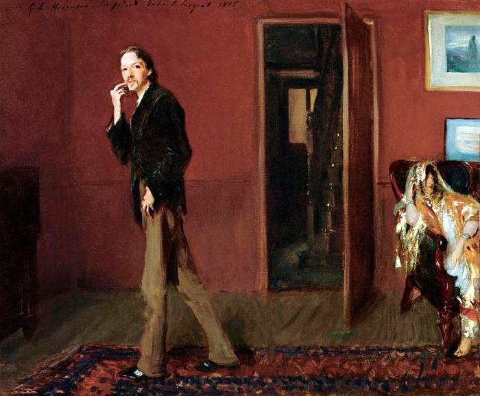 John Singer Sargent Robert Louis Stevenson and His Wife France oil painting art